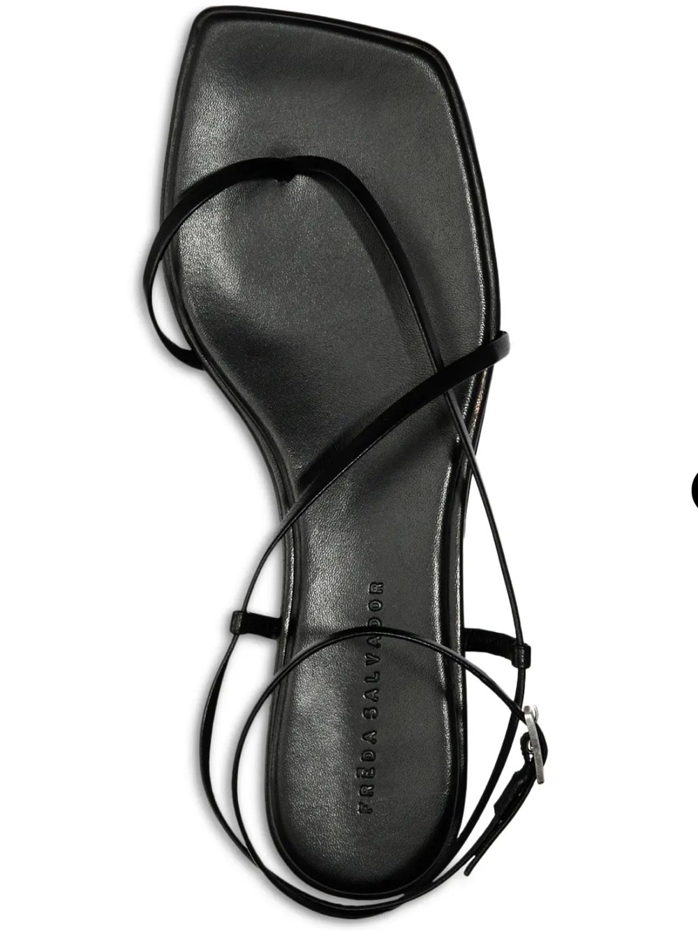 Freda Salvador | BRAND NEW! Alexia Strappy Black Thong Sandals